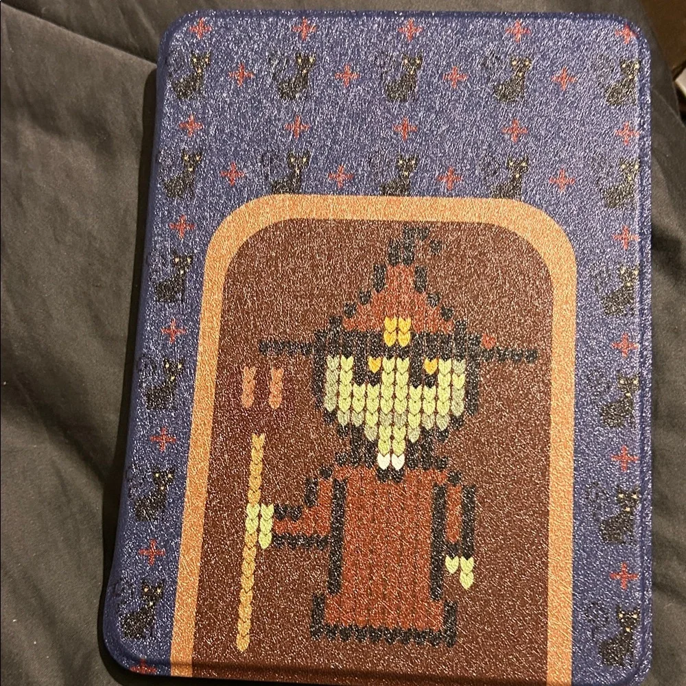 Pixel Art Wizard Tin Box for 6.8” kindle